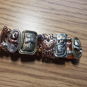 NWOT Religious Stretch Bracelet